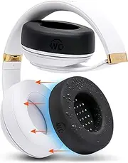 WC SweatZ Patented Protective Earpad Covers Made by WC | Fits Beats Studio 3 & 2 (Does Not Fit Beats Solo) / Bose 700 / Skull Candy Crusher/Hesh & More | Sweatproof & Easily Washable | Black