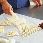 Craft Cookie Pie Pizza Bread Pastry Lattice Roller Cutter Plastic Baking Tool