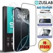 For iPhone 16e 16 15 14 Pro Max Plus 13 12 11 Anti-Blue Glass Screen Protector