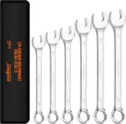 Large Spanner Set with Rolling Pouch | Big Size Metric Spanners Set | 6-Piece