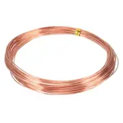 30Ft (9m) 21 Gauge (0.7mm) 99.9% Solid Bare Pure Copper Wire Soft