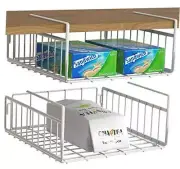 - Under Shelf Basket 2 Pack White