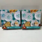 Pioneer Woman Appetizer Plate Set Evie Teal By Corelle 2 Sets 8 Plates Total.New