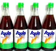 Squid Brand Fish Sauce Gluten Free, No MSG Added 24 oz ( Pack of 4 )~8/14/2026