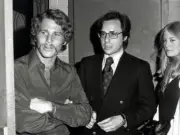 Ryan O Neal Peter Bogdanovich and Cybil Shepherd 1973 Old Photo
