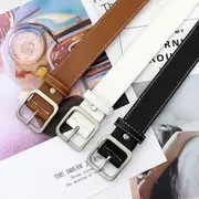 Faux Leather Belt Dark Coffee -