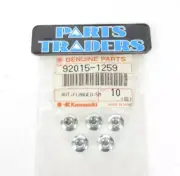 NOS Genuine Kawasaki 5mm Flanged Nut (Set 5) Vulcan 88/750 KLR650 Ninja ZX7 KX60