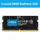 Crucial DDR5 5600 16G 16GB sodimm Micron 美光 筆記型記憶體