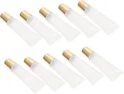 VICASKY 50pcs Empty Lip Gloss Tubes Portable Containers for DIY Cosmetics Refillable Lotion Holder with Cover Lightweight and Durable Lip Gloss Sample Bottles