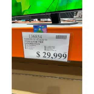 好市多代買【保證最便宜】 三星Samsung 55吋 4K QLED 量子電視