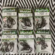 Mustad Beak Bait Hook With Spring See Picures For Sizes (6 Packs) FAST SHIPPING!