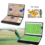 Football Basketball Coaching Board Soccer Coaches Tactical Magnetic Board Kit