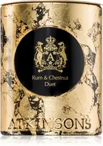 Atkinsons Rum & Chestnut Duet scented candle 200g