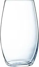 Chef & Sommelier Cheer Up Drinking Glasses High 37 cl - Set of 6 - Made of Krysta Crystal Glass - for Water, Juices and Other Softs - Shine, Transparency and High Resistance