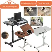 Mobile Laptop Desk Computer Tables Stand Adjustable Bed Bedside Portable Study