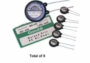 CENTRALAB Molded Disc BC Hi-Kaps MD-102 .001 mfd 600 W.V.D.C. capacitor NOS