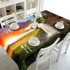 Cliff At Dusk 3D Tablecloth Table cover Cloth Rectangle Wedding Party Banquet