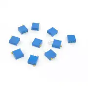 10 x 1K Ohm 3296W Linear Resistance Change Type Potentiometer Variable Resistors