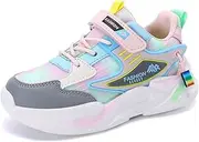 [AFJYG] Children's Shoes Boys Sports Shoes Girls Trainers Breathable Children's Trainers Lightweight Velcro EU 28-39