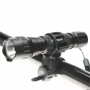 360° Bike Bicycle Cycling Flashlight Torch Mount Holder Front Head Light Clip US