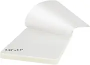 CANLENPK Thermal Laminating Pouches, 4Mil Thickness Premium Clear Plastic Laminator Sheets, Photo,Paper Card,Note Card,ID Badge,Business Card Lamination Pockets(100 PCS) (2.6"x3.7")