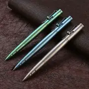 EDC Titanium Bolt Action Ballpoint Pen Pocket Tools Pen Office Stationery