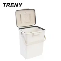 在飛比找momo購物網優惠-【TRENY】手提密封防臭垃圾桶