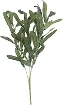 Artificial Olive Branches, Faux Small Olive Branch Garland Silk Green Leaves Berry Fake Olive Tree Branches Plants Greenery Stems for Vase Filler Table Centerpieces Decoration