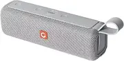 Bluetooth Speaker, DOSS E-go II Portable Bluetooth Speaker with 12W Superior Sound and Bass, IPX6 Waterproof, Built-in Mic, 12H Playtime, Wireless Speaker for Home, Beach, Outdoor and Travel - Grey