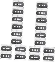 KICHOUSE 20 Pcs Cassette Tape Blank for Recording 30 Min Standard Size Cassette Tape Replacement