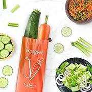 Reusable Veggies Storage Bag | Eco Klever | Reduce Food Waste & Save Money | Vegetable Container | Food Storage Bag | Vegetables, Carrot, Cucumber, Celery, Zucchini, Corn, etc.