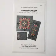 Make it Easy Pineapple Delight Quilt, Table Runner, Placemat Pattern Piecing