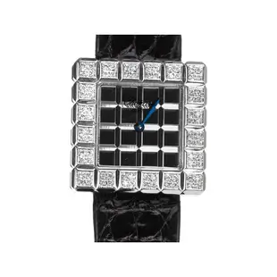 Chopard 蕭邦 ICE CUBE 系列18K白金女用腕錶