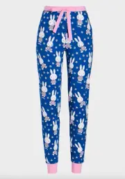 NEW PETER ALEXANDER BLUE MIFFY EASY PJ PANTS WOMENS XL RRP$89.95