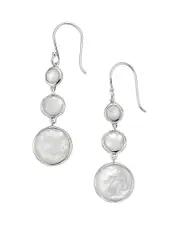 Ippolita Sterling Silver Lollipop Lollitini Three Stone Drop Earrings