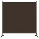 vidaXL 1-Panel Room Divider Brown 175x180 cm 2BB