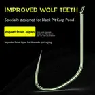 Flat Sleeve Hook With Barbs Without Barbs Sleeve Thin Long Handle Small HoE9