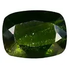 4.05 ct Cushion Cut (12 x 9 mm) Unheated / Untreated Green Chrome Diopside