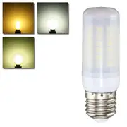 E27 E14 B22 GU10 6W 69 SMD 5050 LED Pure White Warm White Natural White Cover Corn Bulb AC220V E14 NATURAL WHITE