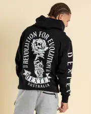 [Dexter] Dexter Men's Sow Hoodie in Black Size Medium M Black
