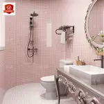 粉色衛生間陶瓷馬賽克牆磚浴室瓷磚歐式洗手間粉紅背景墻裝飾墻貼 FAUJ