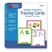 Reusable Dry Erase Alphabet & Number Tracing Cards - Learning to Write Made Easy