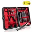 18 pcs Nail Clipper Manicure Pedicure Kit Stainless Steel Tool GIFTS Set Care AU