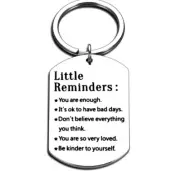 Inspirational Keychain, Reminder Keychain, Loved One, To My Son, To My Daughter