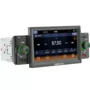 Single Din Car Stereo Bluetooth Radio CarPlay Android-Auto Hands Free MP5 Player