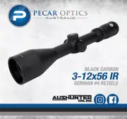 NEW Pecar Optics 3-12x56 IR Rifle Scope Black Carbon Hunting Target German #4