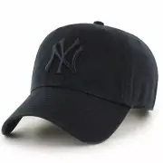 NEW New York Yankees Cleanup Cap by 47 Brand - Black / Black