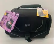 Case Logic DSLR Camera & Camcorder Carrying Case Bag Black Straps ~ 14” x 6” x8”