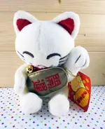 【震撼精品百貨】招財貓 招き猫 玩偶-白開運 震撼日式精品百貨