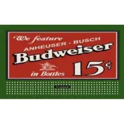 LIONEL STYLE BILLBOARD INSERT BUDWEISER & AMERICAN FLYER
